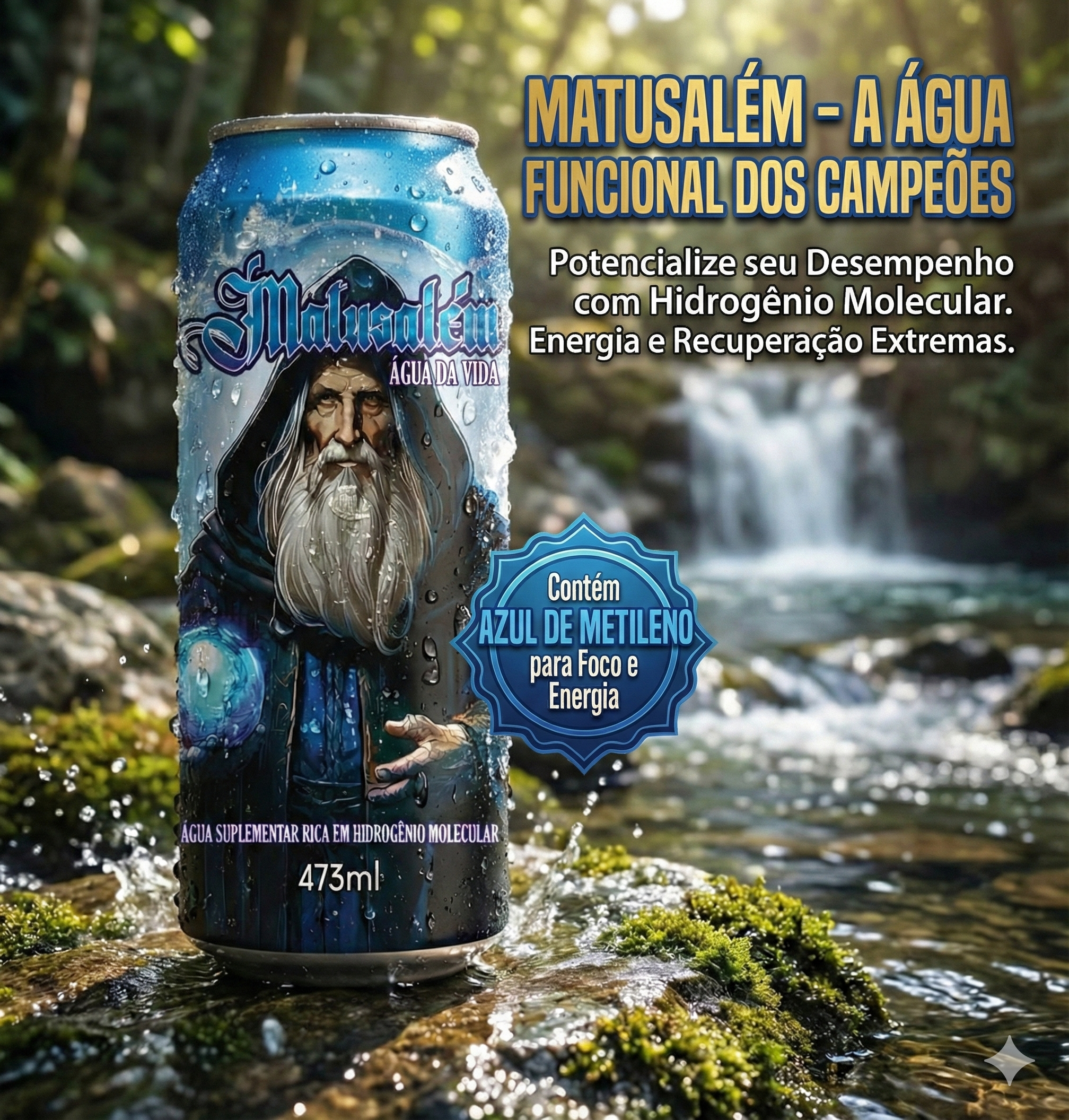 Kit com 9 latas H2 Matusalém